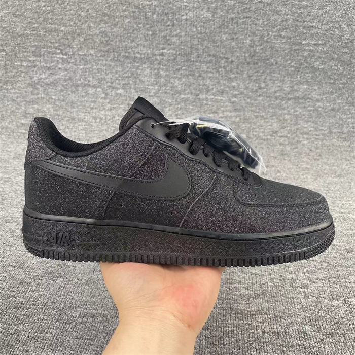 Women's Air Force 1 Black Shoes Top 0245